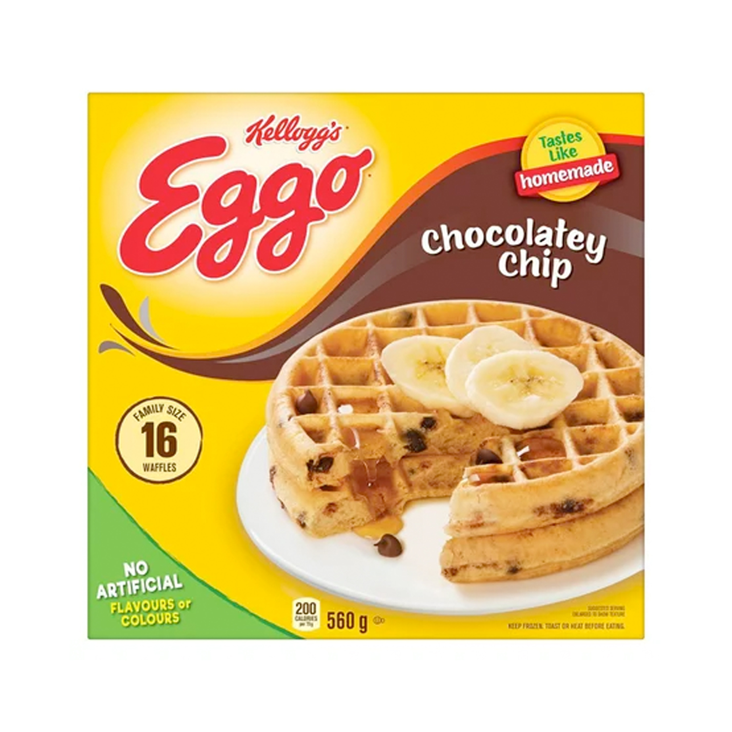 EGGO Chocolatey Chip Waffles, 560g (16 waffles)